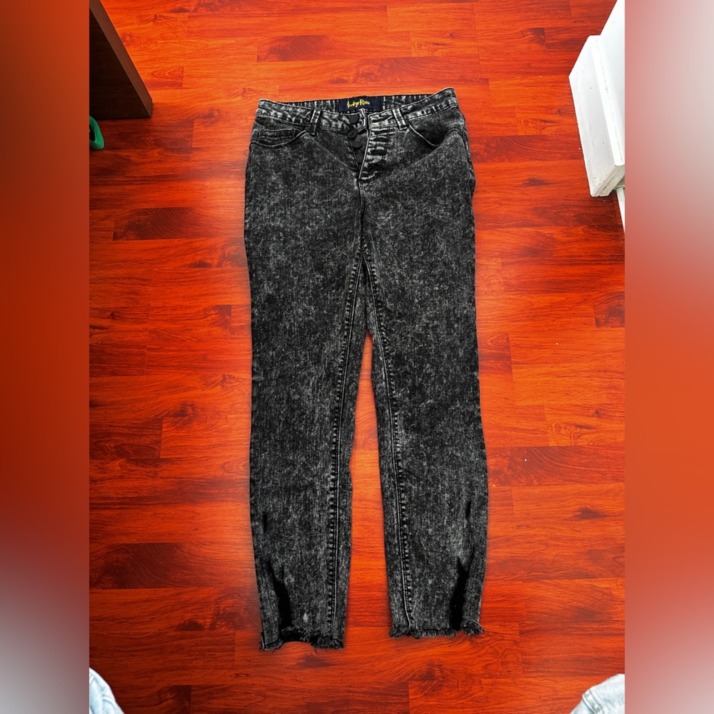 Spotted Black Skinny Jean